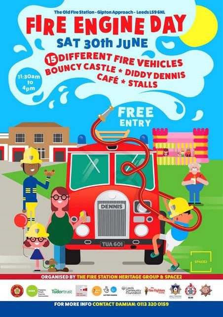Fire Engine Month Fire Engine Day poster, Click here to find out more – Leeds Society For ...